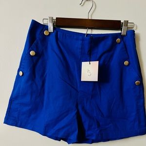 NWT Happily Grey Shorts w/ Buttons - Lg